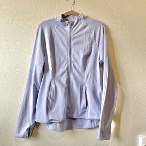 Yogalicious | Women’s Athletic Zip-Up Jacket | Lavender/Periwinkle